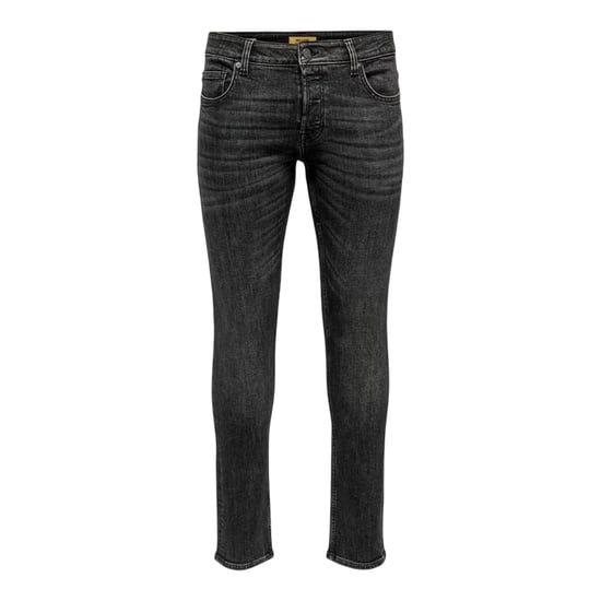 Only Slanke herenjeans met 5 zakken (Zwart) - Image 1