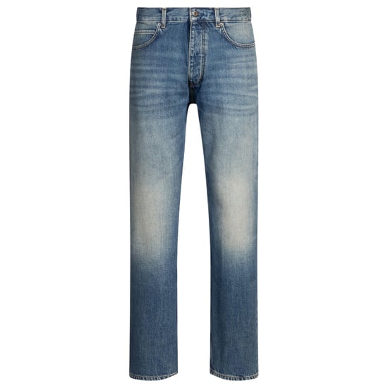 Hugo Slanke herenjeans met 5 zakken (Medium Blauw) - Image 1