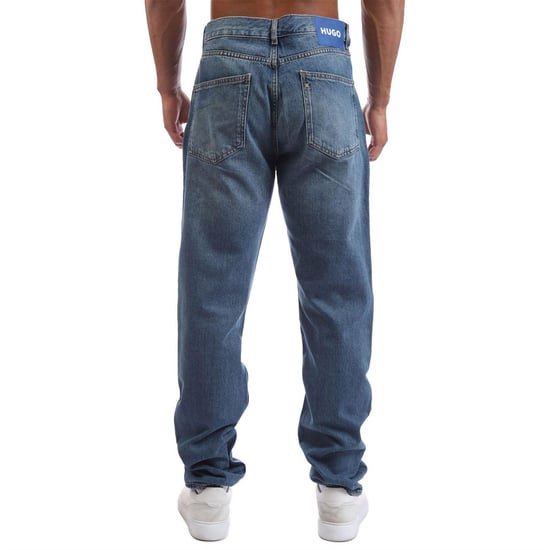 Hugo Heren Jonah Denim Slim-fit Jeans (Marine) - Image 3
