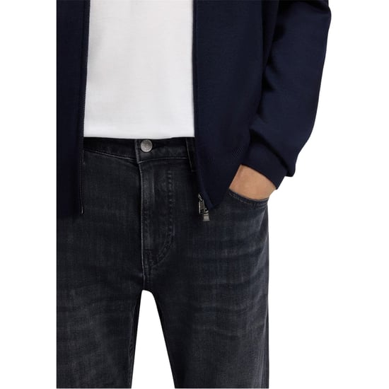 Boss Mens Delaware 5 Pockets Slim Jeans (Dark Blue) - Image 3
