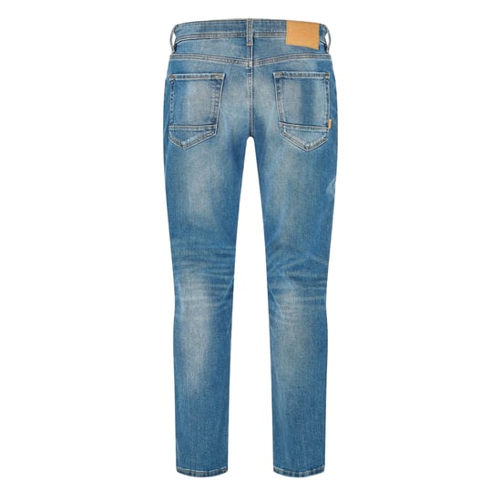 Boss Mens Distressed 5 Pockets Slim Jeans (Navy) - Image 2