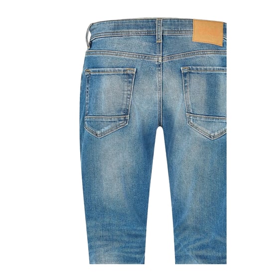 Boss Mens Distressed 5 Pockets Slim Jeans (Navy) - Image 3