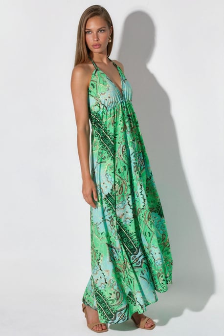 Etnisch Patroon Bohemian Maxi Jurk - Image 4
