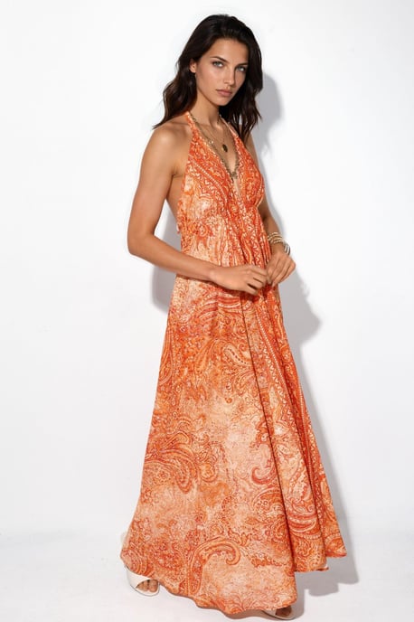 Etnisch Gekleed Bohemian Maxi Jurk - Image 4