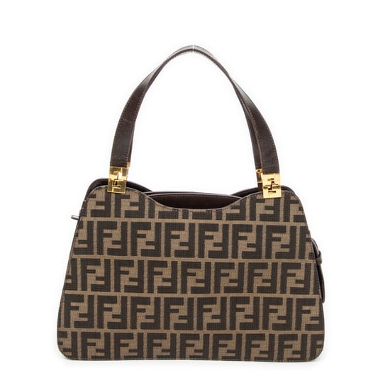 Vintage FF Zip Tote  Handbag - Image 5