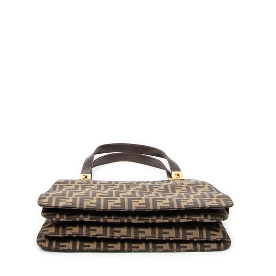 Vintage FF Zip Tote  Handbag - Image 6