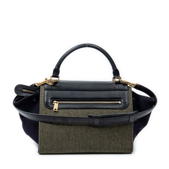 Small Tricolor Trapeze  Shoulder Bag - Image 5