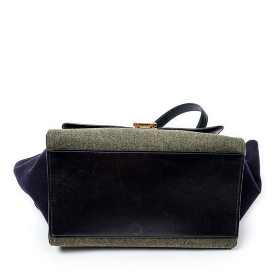 Small Tricolor Trapeze  Shoulder Bag - Image 6