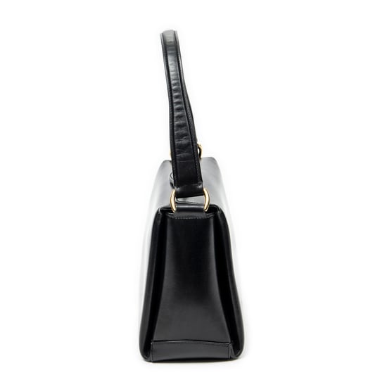 Vintage Fold Over Top Handle Shoulder Bag - Image 3
