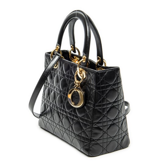 Medium Lady Dior Zip  Shoulder Bag - Image 2