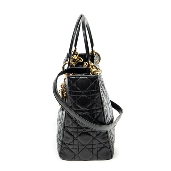 Medium Lady Dior Zip  Shoulder Bag - Image 3