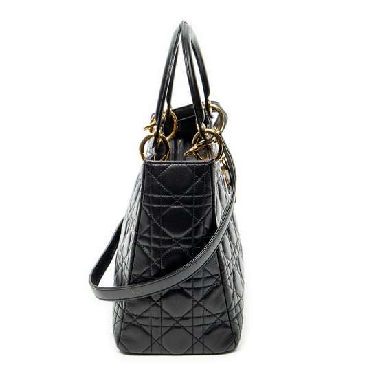 Medium Lady Dior Zip  Shoulder Bag - Image 4