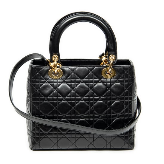 Medium Lady Dior Zip  Shoulder Bag - Image 5