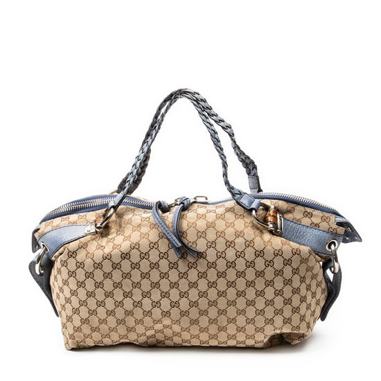 Large Bamboo Bar Boston Shoulder Bag - Image 1