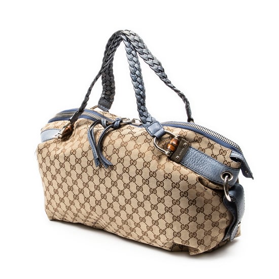 Large Bamboo Bar Boston Shoulder Bag - Image 2
