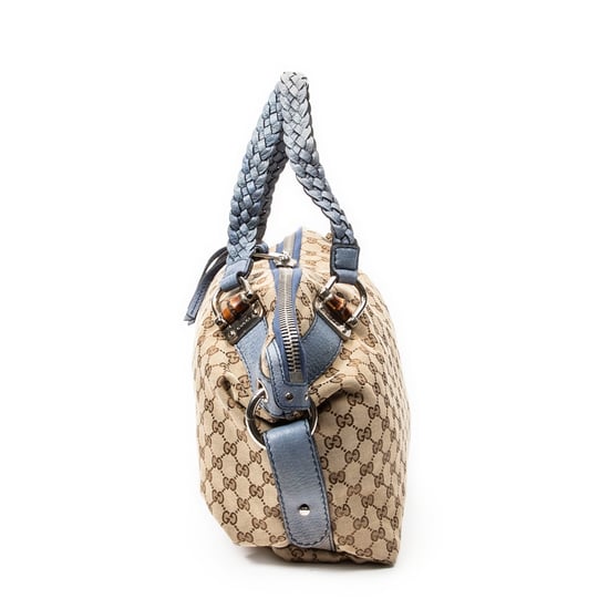 Large Bamboo Bar Boston Shoulder Bag - Image 3