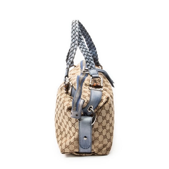 Large Bamboo Bar Boston Shoulder Bag - Image 4