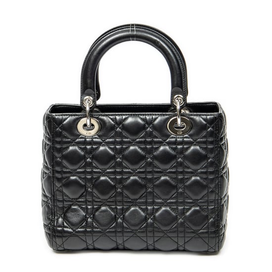 Medium Lady Dior Zip  Shoulder Bag - Image 5