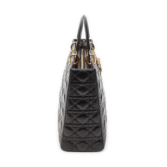 Large Lady Dior Zip schoudertas - Image 4