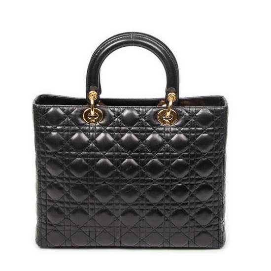 Large Lady Dior Zip schoudertas - Image 5