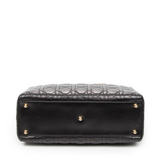 Large Lady Dior Zip schoudertas - Image 6