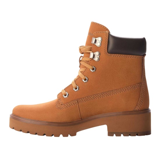 Timberland Womens/Ladies Carnaby Cool Leather Block Heel Ankle Boots (Wheat) - Image 2