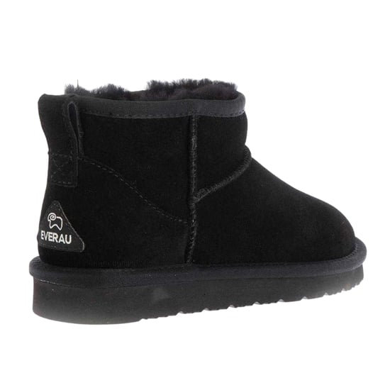 EverAu Finch Ultra Mini Classic suède enkellaarsjes voor dames (Zwart) - Image 2