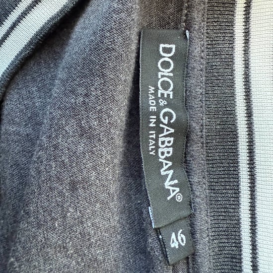 Dolce & Gabbana T-shirt med logotyptryck i grå bomull - Image 4