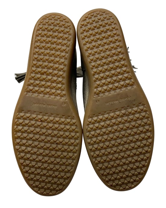 Isabel Marant Basley Tassel Boot i grå mocka - Image 5