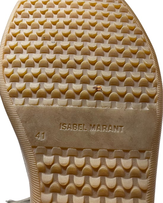 Isabel Marant Basley Tassel Boot i grå mocka - Image 6