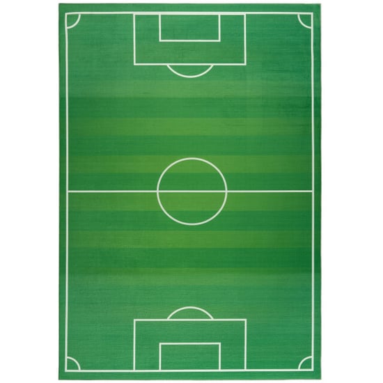 Muratap Kindervloerkleed voetbal wasbaar antislip- 80x150 cm - Image 1