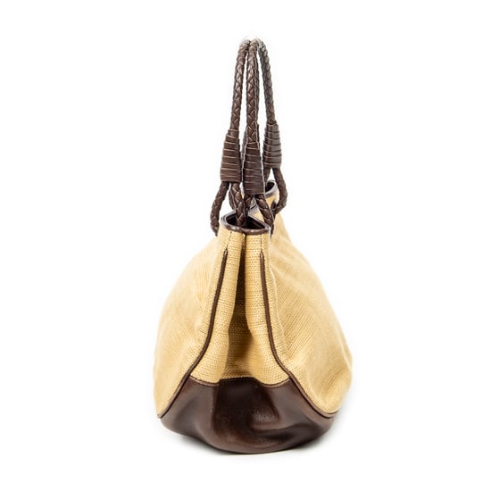 Vintage Straw Tote schoudertas - Image 3