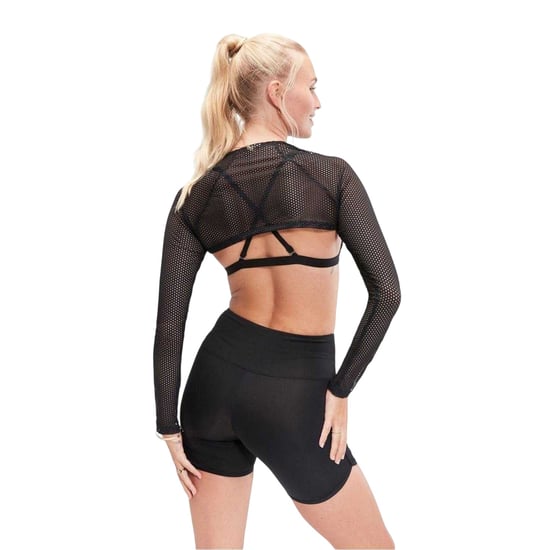 Speedo Dames Mesh Prestatie Crop Top (Multicolor) - Image 3