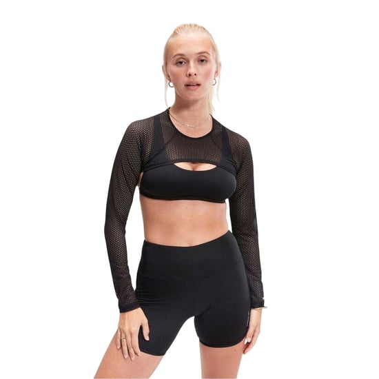 Speedo Dames Mesh Prestatie Crop Top (Multicolor) - Image 4