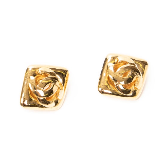 CC Diamond Clip On Earrings oorbellen - Image 1