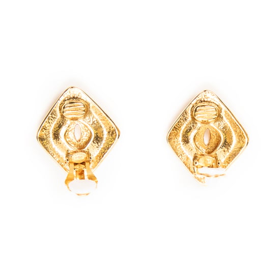 CC Diamond Clip On Earrings oorbellen - Image 3