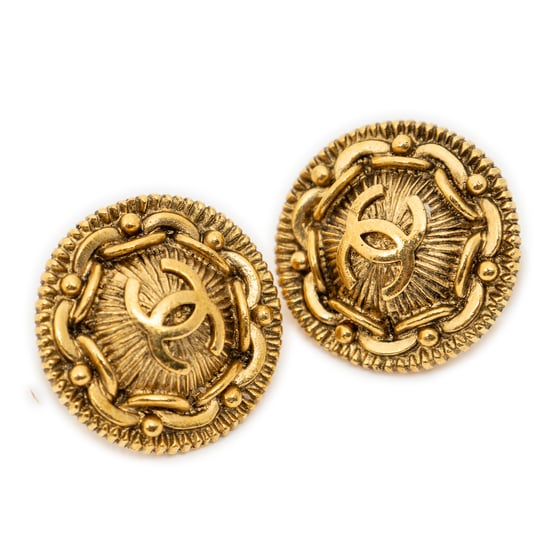 CC Round Clip On Earrings oorbellen - Image 1