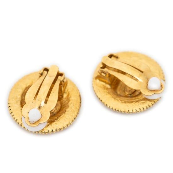 CC Round Clip On Earrings oorbellen - Image 2