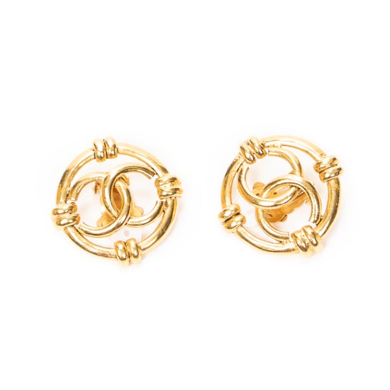 CC Round Clip On Earrings oorbellen - Image 1
