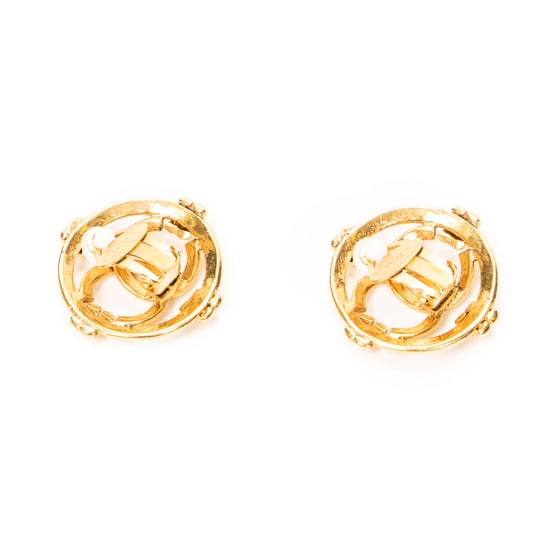 CC Round Clip On Earrings oorbellen - Image 2