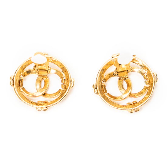 CC Round Clip On Earrings oorbellen - Image 3