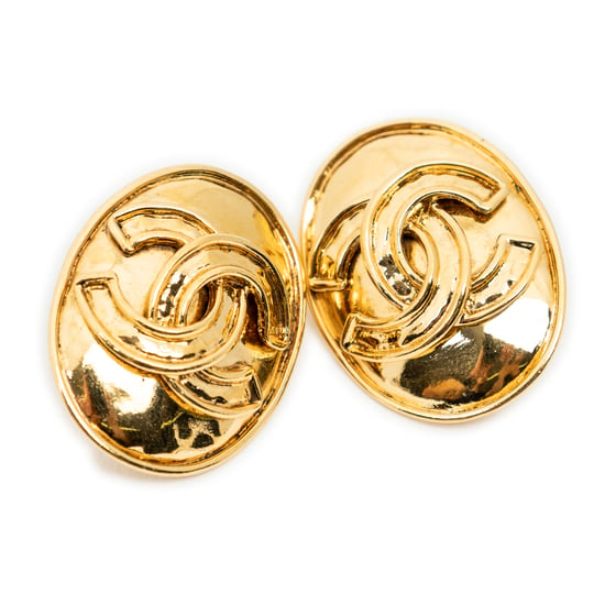 CC Oval Clip On Earrings oorbellen - Image 1