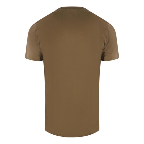Diesel Mens Monotone Cotton Logo T-Shirt (Brown) - Image 2