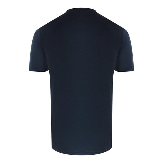 Love Moschino Mens Heart Logo T-Shirt (Navy Blue) - Image 2