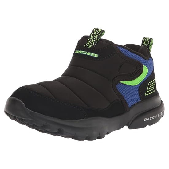 Skechers Razorflex-träningsskor för pojkar (Svart/Kungblå) - Image 3