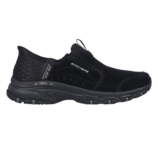Skechers Sunapee stevige leren laarzen voor dames (Zwart) - Image 1
