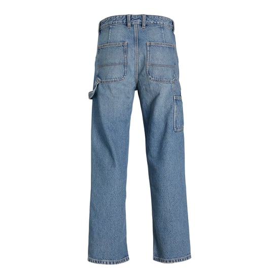 Jack And Jones Eddie Carpenter-jeans voor heren met een relaxte pasvorm (Blauwe Denim) - Image 2