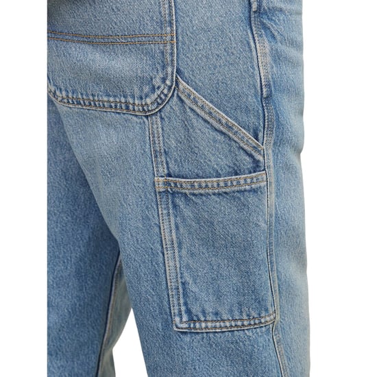 Jack And Jones Eddie Carpenter-jeans voor heren met een relaxte pasvorm (Blauwe Denim) - Image 3
