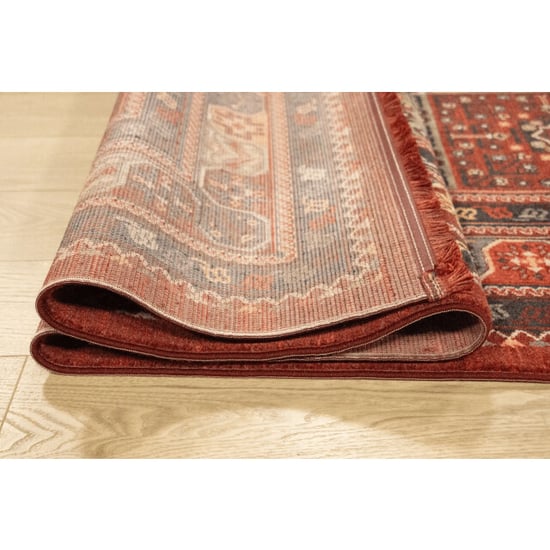 Muratap Artline sultan oosters vloerkleed vintage handgeknoopte wol look- 80x300 cm - Image 2