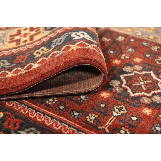 Muratap Artline sultan oosters vloerkleed vintage handgeknoopte wol look- 80x300 cm - Image 3